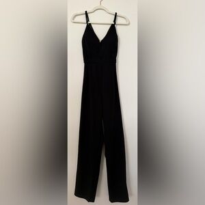 Emerald Sundae Black Wide Leg Jumpsuit Small